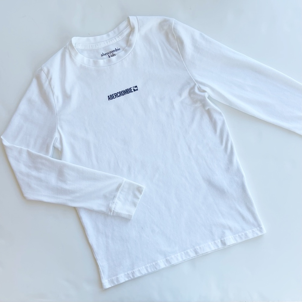 Abercrombie Kids White Long Sleeve T-shirt